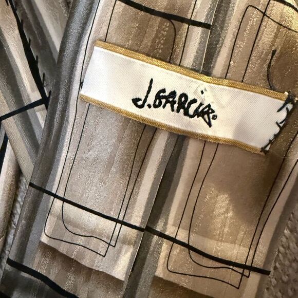 J. Garcia and Christian Dior Beige and Black Patterned Tie and brown tie - Picture 2 of 7